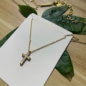 Kendra Scott Gold Cross Necklace